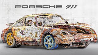 Restoration Abandoned Porsche 911 | Rusty Model Car Customization