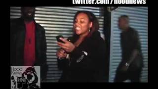 Charles Hamilton punched by a girl