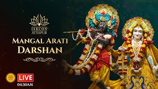 LIVE Mangal Aarati at ISKCON Attapur on 27th December 2024