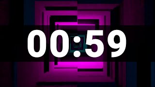 59 Second Timer with Cool Upbeat Music for Kids, Chill Instrumental Countdown