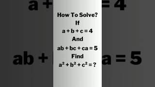 A Nice Algebra Math Problem. Expansion Problem. #shorts #math #algebra #olympiad #expansion #viral