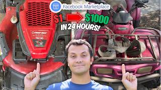 How to turn $1 into $1000 in 24 hours using Facebook Marketplace! (Fastest side hustle)