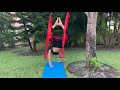 12 minute aerial trapeze back lengthening flow