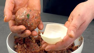 Stuff An Onion With Ground Beef \u0026 This Secret Ingredient | Ultimate Summer Dish