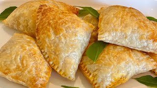 Roti Paratha Curry Chicken Puff / ပလာတာ ကြက်သားပါ့ဖ်