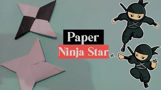 How To Make a Paper Ninja Star || Origami Shuriken || Paper Ninja Star