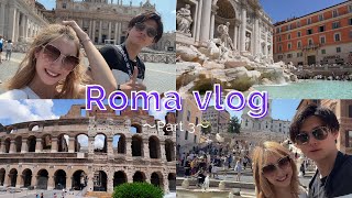 【イタリア旅行Vlog#3】ローマ観光の極上体験🇮🇹💕ホテル滞在と絶品ランチ