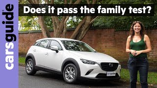Is this small SUV big enough for a family? Mazda CX-3 2022 Maxx Sport 2WD review - 4K