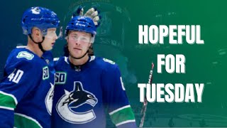 Canucks hope to have Boeser and Pettersson for Tuesday night | Canucks talk