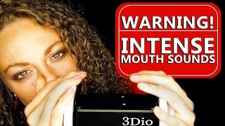 Warning! Intense Wet Mouth Sounds \u0026 ASMR Ear Massage Binaural Ear to Ear – 20+ Minutes