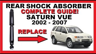 How To Change Rear Shock Absorber | 2002-2007 Saturn Vue | Complete Guide! Install Replace Easy!