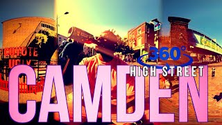 Camden High Street | Hottest Day Ever Recorded in London UK! 360 Degree Video in 6K