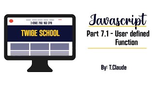 Part 7 1 Javascript user defined functions