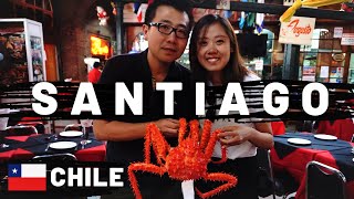 What is it like in Santiago, Chile? | 为了帝王蟹🦀，千山万里来智利 | Ben \u0026 Berry