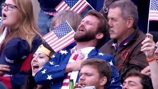 Most passionate USA anthem EVER?