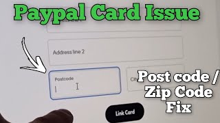 PAYPAL POSTCODE ISSUE FIXED | Enter a valid Zip Code Fix