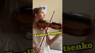 💕Love Me Like You Do💫 Karolina Protsenko Violin Cover ft. Barvina #shorts #karolina #violin