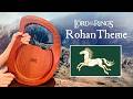 Riders of Rohan (LOTR) Lyre Harp Cover with Notes