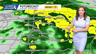 Heavy rain heading into the weekend