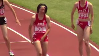 2015関東高校陸上 北関東女子 100m 準決勝2組 青山佳乃 中谷友香 石井菜摘