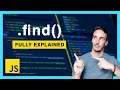 📘 LEARN the Array Method FIND  - Javascript  [ in 5 minutes! 🤯  ]