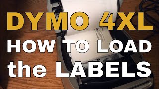 DYMO Labelwriter 4XL: How to Load the Labels - eBay Shipping Label Printer