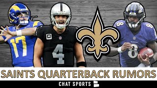 New Orleans Saints Rumors: Top 10 QBs The Saints Can Sign Or Trade For If They Miss On Derek Carr
