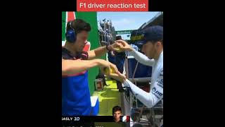 F1 Driver reaction test | Pierre Gasly