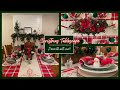 CHRISTMAS TABLESCAPE | DECORATE WITH ME!! | COLLAB WITH MARANDA CHRISTINE!!