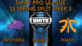 SPL S3 Spring: Week 3 - Panthera vs. Fnatic (Game 1)