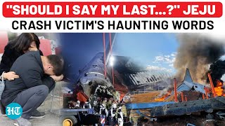 Jeju Air Crash: Passenger’s Eerie Message Sends Shivers | Chilling \