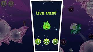 Angry Birds Space @AlienPig Level Failed Screen