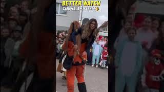 Wild Fasnet witches take off girls shoes and socks 🤣👟👻🎉 #viralvideo  #tradition #fasnet #shorts