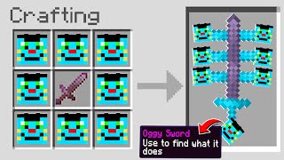 Minecraft But You Can Craft Oggy Monster Sword!