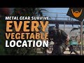 Metal Gear Survive - Every Vegetable Location / Unlimited Food