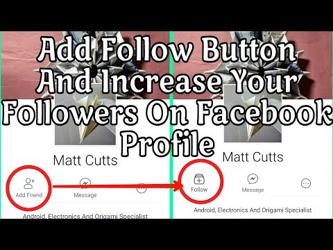 How To Add Follow Button On Facebook Profile How To Add Follow Button On Facebook Profile