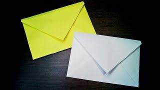 Cara Membuat Origami Sampul Surat| Mudah| Easy Origami envelop