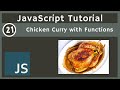 21. Chicken Curry With Functions in JavaScript | javascript tutorial | UiBrains | NAVEEN SAGGAM