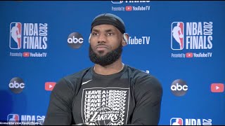 LeBron: "I've Been As Locked In As I've Ever Been In My Career" | NBA Finals Game 1 Interview