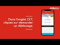 adecco u0026 moi comment utiliser son cet compte epargne temps sur l’application