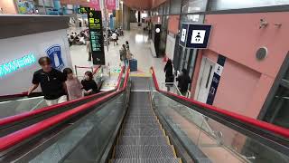 大阪 関西国際空港 第1ターミナル 2F‐1F | Kansai International Airport, Escalator Osaka Japan