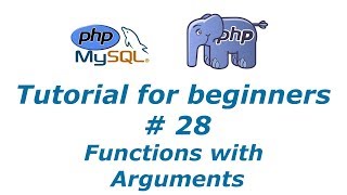 PHP Tutorial 28 - Functions with Arguments | BTT