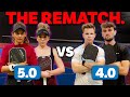 Can 4.0 Men Beat 5.0 Women in Pickleball?? THE REMATCH