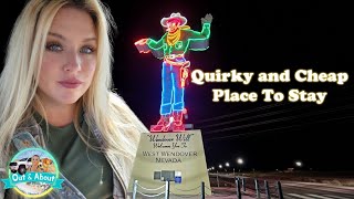 Wendover Will, The Worlds Tallest Mechanical Cowboy. Visit on Your Nevada Road Trip