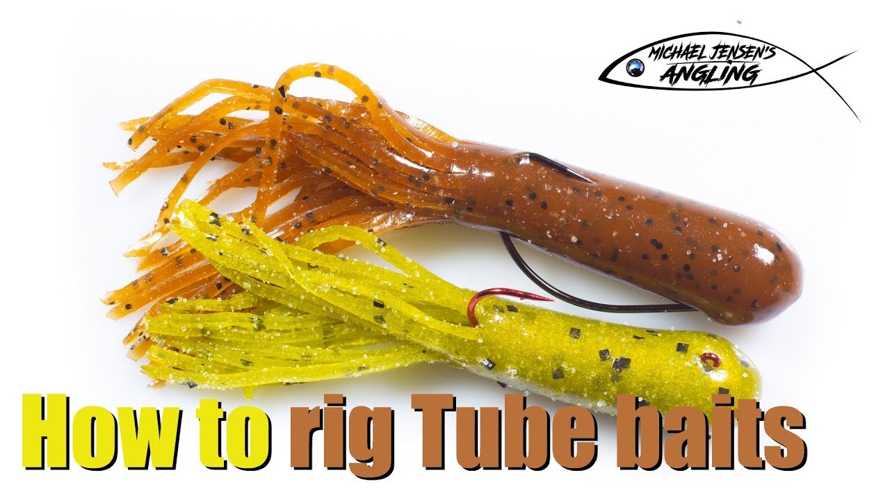 How To Rig Tube Baits - On Jig Head - And Texas Style - YouTube