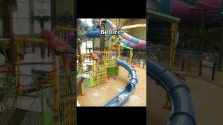 Abandoned Waterpark Before Vs After This