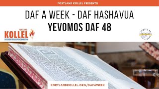 Daf Hashavua - Yevomos Daf 48 with Rabbi Tzvi Fischer