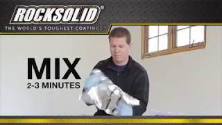 How to Video  How To Apply Rocksolid® Clear Top Coat Floor Coating