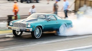 BAD BU! BANKROLL TIM'S 12 SEC BBC '76 MALIBU ROLLIN 28'S TAKES OUT '83 LS1 MONTE CARLO!