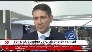 Şəhid ailələrinə və qazilərə ev verildi